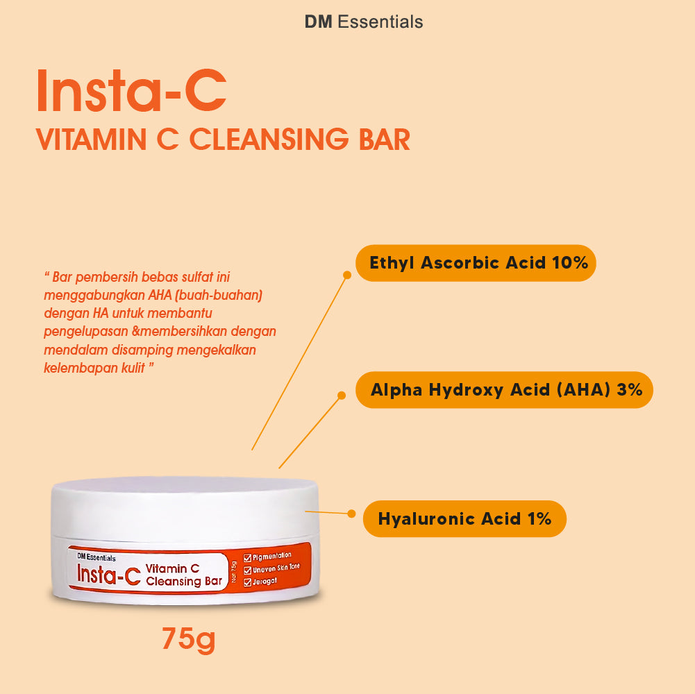 Insta-C Vitamin C Cleansing Bar (75g)