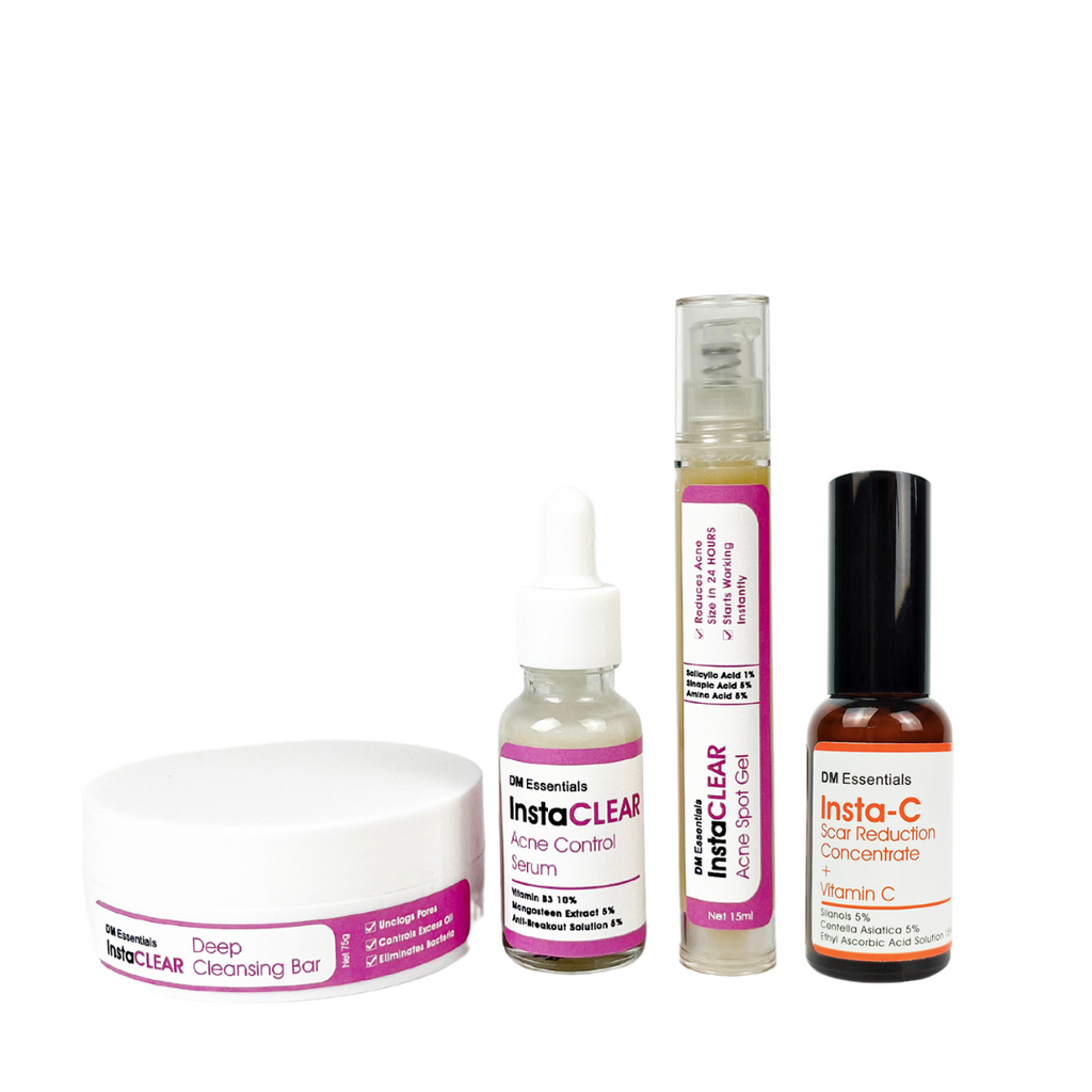 InstaCLEAR Full Set + INSTA-C SCAR REDUCTION CONCENTRATE