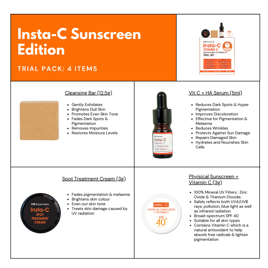 Insta-C Trial Set (Sunscreen Edition)